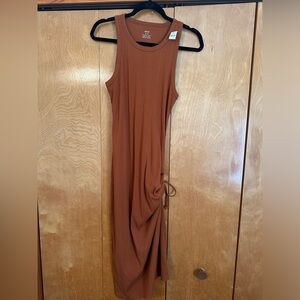 Aerie burnt orange dress size medium